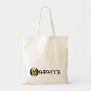 Happy Barbados-vlag Tote Bag