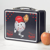 Happy Baseball with Pizza (In situ)