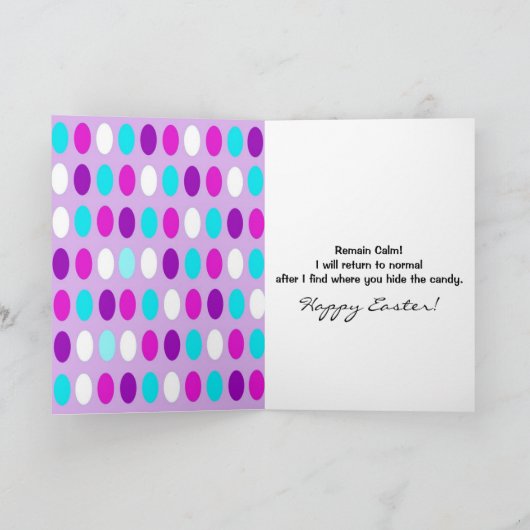 Happy Basset Hound Easter Greeting Feestdagen Kaart (Binnen)