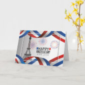 Happy Bastille Day - 14 juli Kaart (Gele Bloem)