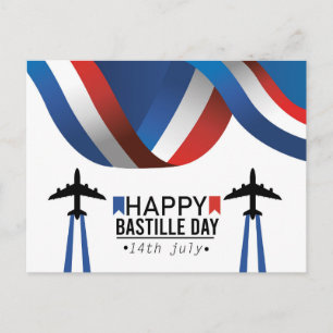 Happy Bastille Day France Briefkaart