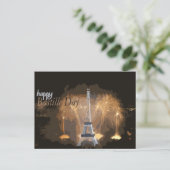 Happy Bastille Day France v2 Briefkaart (Staand voorkant)