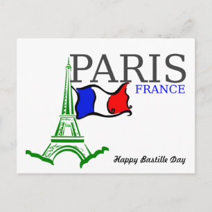 Happy Bastille Day Frankrijk Briefkaart