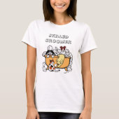 Happy Bath Time Yellow Labrador Skill Groomer T-shirt (Voorkant)