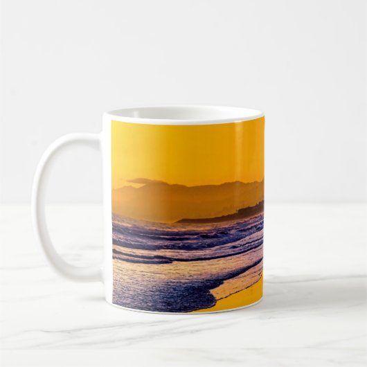 Happy Beach Dancer bij Sunset Koffiemok (Links)