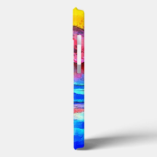 Happy Beach Dancer Primaire kleuren Case-Mate iPhone Case (Achterkant / Links)