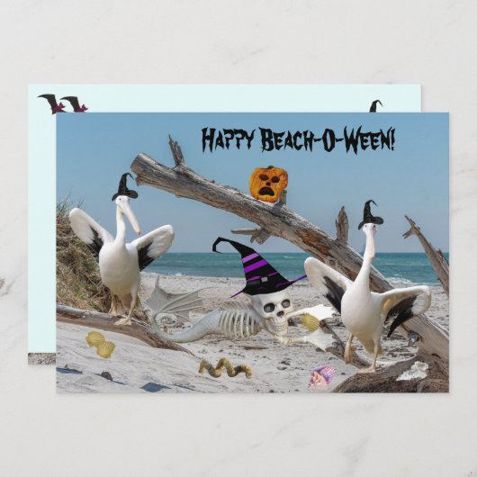 Happy Beach-O-Ween Halloween (Voorkant / Achterkant)