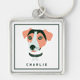 Happy Beagle Custom Sleutelhanger