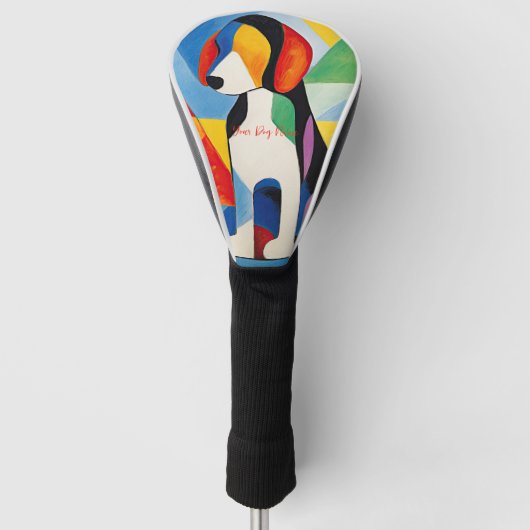 Happy Beagle Dog 02 - Kaori Golfheadcover (Voorkant)