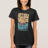 Happy Beagle Dog Owner T-shirt (Voorkant)