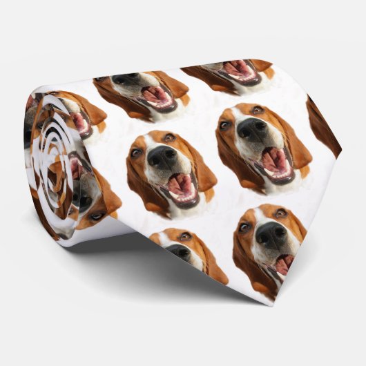 Happy Beagle Stropdas (Opgerold)