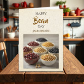 Happy Bean Day! January 6th Kaart
