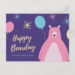 Happy Bearday - Funny Briefkaart