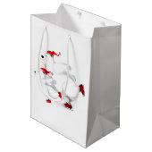 Happy Bears Gift Bag - Christmas Medium Cadeauzakje (Voorkant Gekanteld)