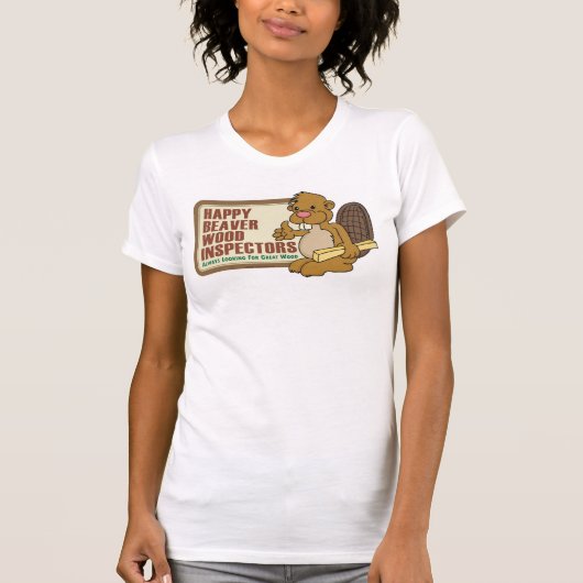 Happy Beaver 1 T-shirt (Voorkant)