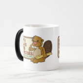 Happy Beaver Drinkware 2 Magische Mok (Voorkant links)