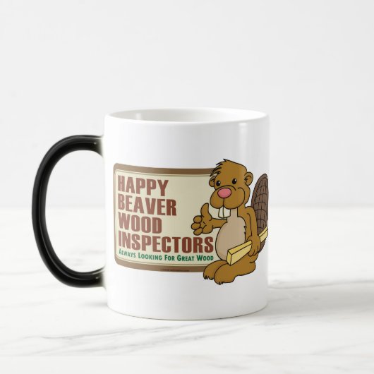 Happy Beaver Drinkware 2 Magische Mok (Links)