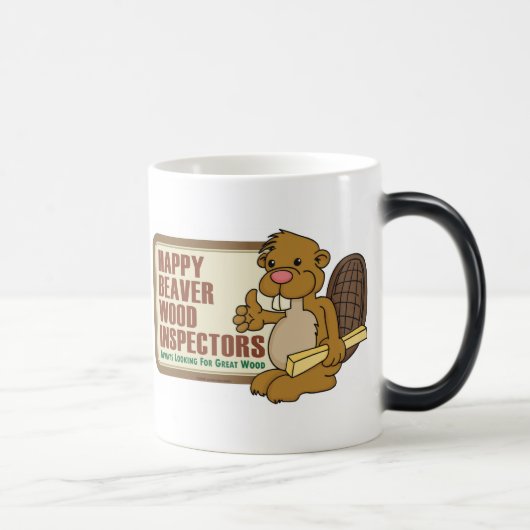 Happy Beaver Drinkware 2 Magische Mok (Rechts)