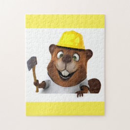 Happy Beaver Legpuzzel