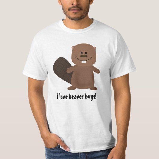 Happy Beaver T-shirt (Voorkant)