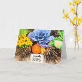 Happy Bedankt die dag geven Kaart (Gele Bloem)