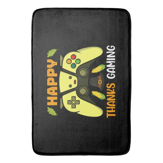 Happy Bedankt Gaming Funny Badmat (Voorkant Verticaal)