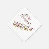 Happy Bedankt geven Napkins Servet (Hoek)