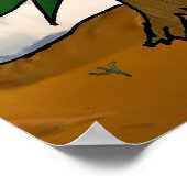 Happy Bedankt Vegan Thanksgiving Turkije Poster (Hoek)