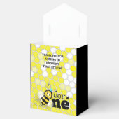 Happy bee 1st Birthday Party Favor Box Bedankdoosjes (Geopend)