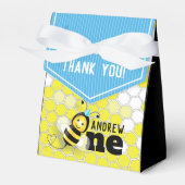Happy bee 1st Birthday Party Favor Box Bedankdoosjes (Voorkant Zijde)