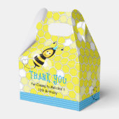 Happy bee Birthday Gable Box Bedankdoosjes (Achterkant)