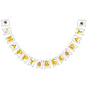 Happy Bee Birthday Party Vlaggetjes (Alle)