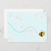 Happy bee briefkaart (Voorkant / Achterkant)