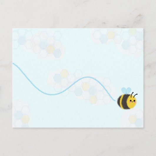 Happy bee briefkaart (Voorkant)
