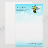 Happy Bee Briefpapier (Voorkant / Achterkant)