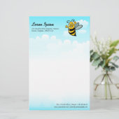 Happy Bee Briefpapier (Staand voorkant)