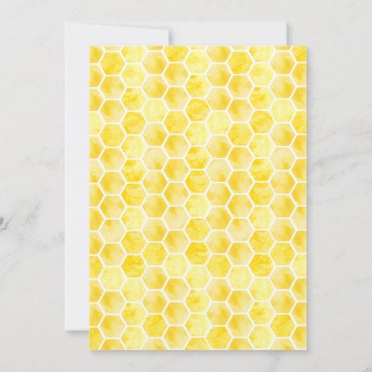 Happy Bee-Day Bee Thema Verjaardag Zwart en geel Kaart (Achterkant)