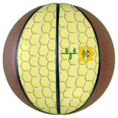 Happy bee Day Birthday Bumblebee Basketbal (Verticaal)