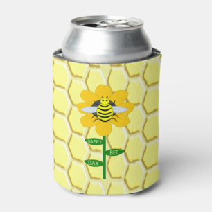Happy bee Day Birthday Bumblebee Blikjeskoeler