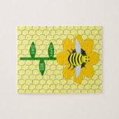 Happy bee Day Birthday Bumblebee Legpuzzel (Horizontaal)
