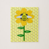 Happy bee Day Birthday Bumblebee Legpuzzel (Verticaal)