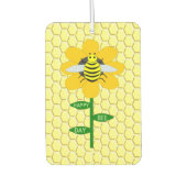 Happy bee Day Birthday Bumblebee Luchtverfrisser (Voorkant)