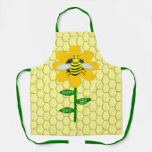 Happy bee Day Birthday Bumblebee Schort (Voorkant)