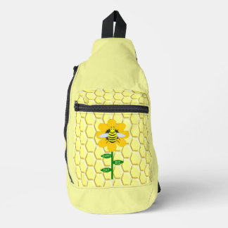 Happy bee Day Birthday Bumblebee Sling Bag