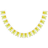 Happy bee Day Birthday Bumblebee Vlaggetjes (Alle)