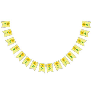 Happy bee Day Birthday Bumblebee Vlaggetjes