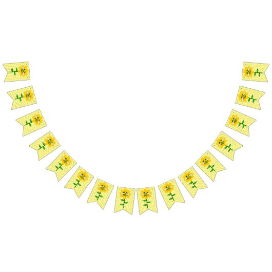 Happy bee Day Birthday Bumblebee Vlaggetjes (Alle)