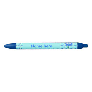 Happy bee Day Boy Blue Birthday Bumblebee Custom Zwarte Inkt Pen