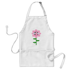 Happy bee Day Girl Pink Birthday Bumblebee Standaard Schort