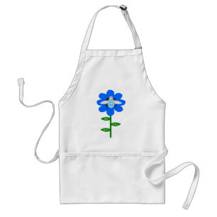 Happy Bee Day Jongen Blauwe Verjaardag Hommels Standaard Schort